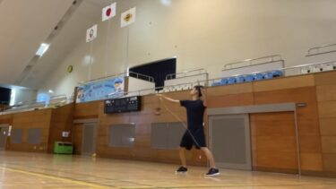 3ハイ練習記 | エッジスローは力を抜こう